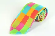 Lord R Colton Masterworks Tie - Manarola Sherbert Geometric Silk Necktie - New