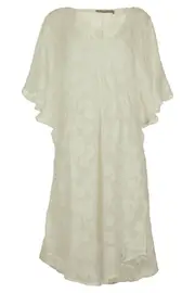 Mesh Jacquard Kaftan Dress--HAM-91246