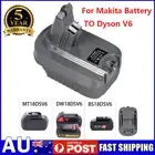 Adapter For Makita 18V Battery Convert To Dyson V6 Series Cordless Vacuum Clean