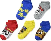 [Nickelodeon] Paw Patrol Boys 5 Pack Shorty Socks, Assorted Big Face, 5-6.5