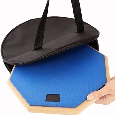 Dumb Drum Bag Practice Pad Bag Waterproof Case 12 inch Pouch Silent Drum Drum