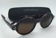 New Jack Purcell CONVERSE Sunglasses Y004 UF 46-22 Tortoise Frame w/Brown Lenses