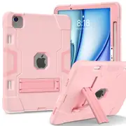 MCC Stylish Shockproof iPad Air 13" 2024 Case Cover Kids Apple 6th Gen [Pink+Pink]