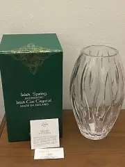 Lenox Irish Spring Darcy Vase, Made in Ireland, 10” H, New In Box