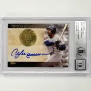 Andre Dawson signed 2012 Topps Gold Standard #GS19 card BGS BAS 10 auto (A)