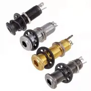 Electric Guitar Bass Parts 6.35mm Stereo/Output Input 1/4 Inch Socket Plug.