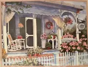 Vtg. 1990 From the Heart Bed and Breakfast Gallery Crewel Needle Craft SEALED