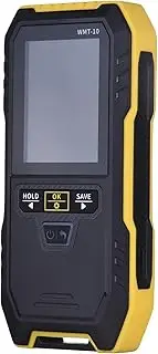 Digital Moistures Meter, Water Leak Detector Moistures Tester for Wood, Humidity Detector with 2.4 Color Display, 4 Modes Data Hold Type C Rechargeable for Firewood Concrete