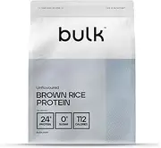 BULK POWDERS Brown Rice Protein Powder, Vegan Protein Shake, Unflavoured, 1 kg