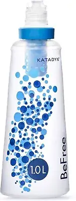Hydrapak BeFree Water Filter - 2L/min Fast Flow for Lightweight Backpacking