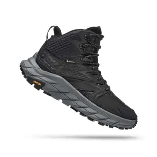 HOKA One One 女款ANACAPA MID GTX 黑色/中筒健行登山鞋/登山健行露營穿搭戶外/