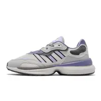 在飛比找蝦皮商城優惠-adidas 休閒鞋 Zentic W 灰 紫 女鞋 微增高