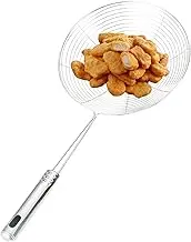 Spider Strainer Skimmer - Stainless Steel Spider Strainer | Skimmer Ladle for Cooking | Kitchen Wire Net Spoon | Strainer Skimmer Spider Ladle for Noodles and Oil Filtering