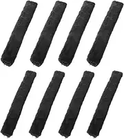 Tegeme 8 Pcs Synthetic Sheepskin Plush Soft-Tye Covers Motorcycle Tie Down Straps Soft Loop Protect Paint and Chrome Surfaces from Scratches