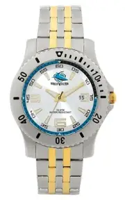 855235 CRONULLA SHARKS NRL TEAM LOGO LEGENDS SERIES MENS DRESS WATCH