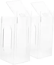 Box Glove Storage Box Clear Organizer Gloves and Bathroom Holder Case Container Modern Organiser Glove Dispenser for Wall Mount Tissue Dispenser Acrylic Transparent