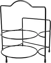 CANIGHT Tiered Cake Stand Rustic Dessert Holder for Parties Appetizers and Gatherings Elegant Two Design for Fruit Sushi and Snacks for Dining Experiences