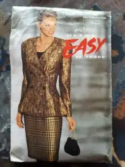 Ultra Easy Vogue vintage sewing pattern: Jacket + Skirt (sizes 12-14-16)