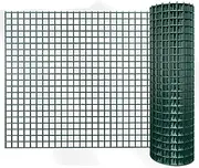 HOLGVE Hardware Cloth, Welded Wire Mesh Roll, Chicken Wire Fence, Wire Fencing for Vegetables Garden Netting, Chicken Coop Poultry Netting, Easy to Cut(1mx30m(39inx98ft))