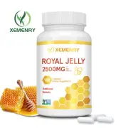 Royal Jelly Capsules 2500mg - Anti-Inflammatory, Immune-Boosting, Skin Health