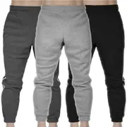 3x Mens Fleece Skinny Track Pants Jogger Gym Casual Sweat Warm - Assorted Colours XXL