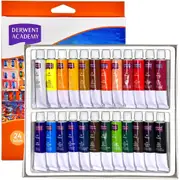 Derwent Academy Oil Paint Tubes Set 24 Colours x12ml