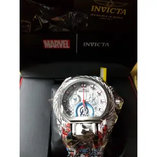 《大男人》invicta marvel #5876美國隊長新款限量錶，稀有值得收藏
