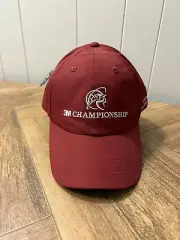 NWT Imperial Adult Golf Hat Red 3M Championships OSFA