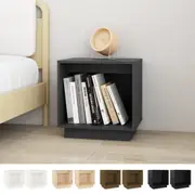 Bedside Table Shelves Side Table Nightstand Storage Cabinet Bedroom vidaXL