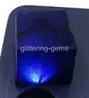 Natural Blue Sapphire Cubic Rough Dyed 118 CT Certified Loose Gemstone 5MAX