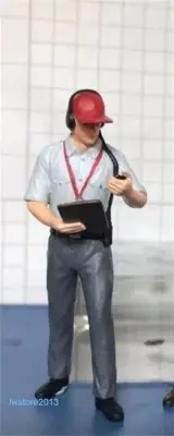 1/18 Red Hat Man 4" Resin Figurines Figures Model For Cars Vehicles Toys