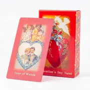 Valentine'S Day Tarot Card Deck Magic Arts Love Deck Amazing Lovers Oracle Cards Tabletop Cards Of Group Games