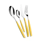 BUGATTI Glamour 24 Piece Cutlery Set - Yellow