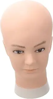 Healeved Wig Mannequin Head Display Stand Lifelike Wig Organizer for Styling Safe Storage Transport for Home Shop Use Lightweight Wear Resistant Design