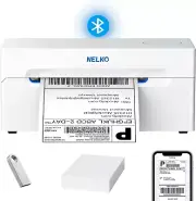 Bluetooth Portable Thermal Label Printer Wireless 4x6 Shipping Label Printer