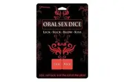 Oral S*x Dice (Lick-Suck-Blow-Kiss)