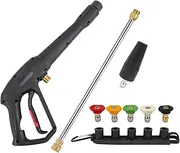 BEAR FORCE Pressure Washer Spray Gun Kit, Brass Body, Ball Valve, Compatible with Greenworks, Karcher, Homelite, Ryobi, Sun Joe, Stanley Pressure Washers, Up to 3000 PSI, Metallic