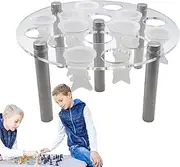 Acrylic Holder Chess Stand – Acrylic Display Chess Base, Five Support Structure | Secure Support Stable Rack, Ideal Kit Setup for Epoxy Game Piece Molding Accessories Making Game Session