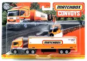 2021 MATCHBOX CONVOYS - MBX CABOVER & BOX TRAILER WITH POWER LIFT - NICE