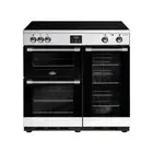 Belling 90cm Cookcentre Induction Range Cooker Electric Oven Stainless Steel