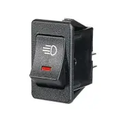 Narva 63026BL Off/On Rocker Switch with Red LED and Driving Lamp Symbol