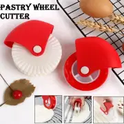 Pastry Wheel Cutter for Pie Crust Pasta Puff Pastry Fondant Decorator Durable AU