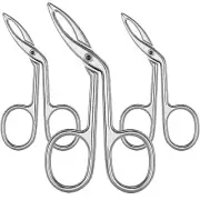 3 Pcs Scissors Shaped Eyebrow Tweezers Straight Tip Eyebrow Plucker Tweezers