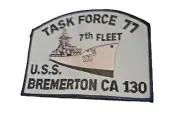 USS Bremerton 130 Task Force 77 Patch