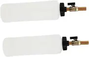 Luxshiny 2Pcs Brake Fluid Refill Bottle Durable Pressure Bleeder for Efficient Brake Oil Replacement Reliable Fluid Transfer Tool for Automotive Professionals