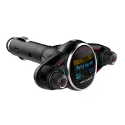 BT08 Big Eyes Double Head bluetooth 180�� Rotation Car Charger