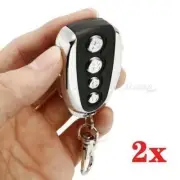 2x Remote Control Automatic Sliding Gate Opener Hardware Sliding Garage Backup