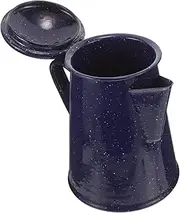 MOTHNUR Enamel Coffee Pot Handle Speckled Design for Use for Brewing Tea and Coffee Sturdy and Safe Enamel Material