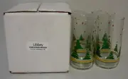 Libbey CHRISTMAS WOODS 17 Oz Tumbler SET OF FOUR More Items Available