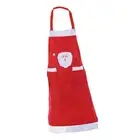 Xmas Santa Claus Aprons Decoration Apron Cooking Family Aprons for Chef Cleaning